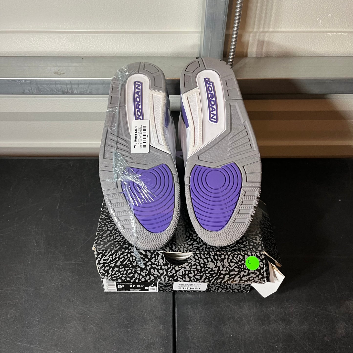 Size 9.5 - AJ 3 Dark Iris