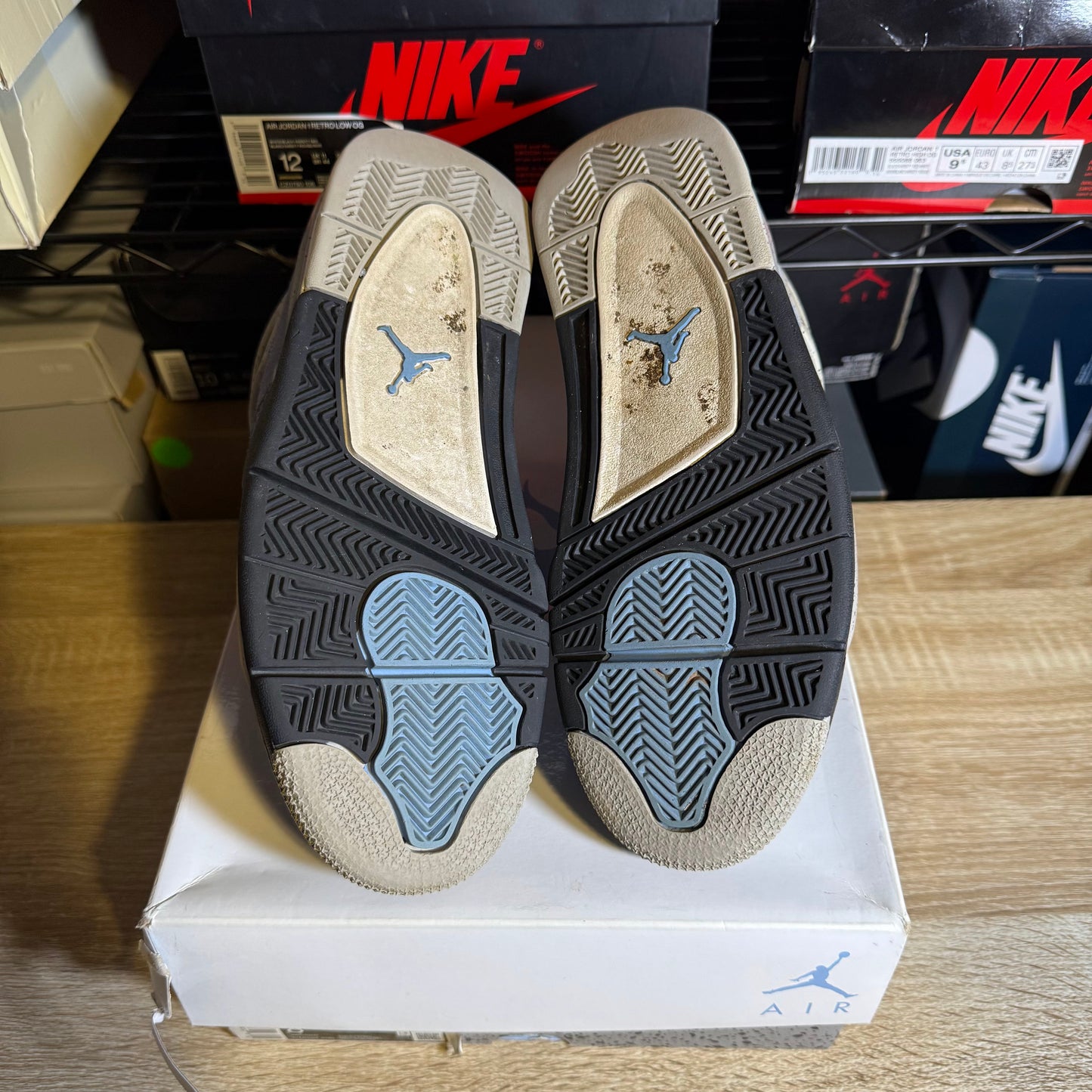 Size 8.5 - AJ 4 Retro Mid University Blue