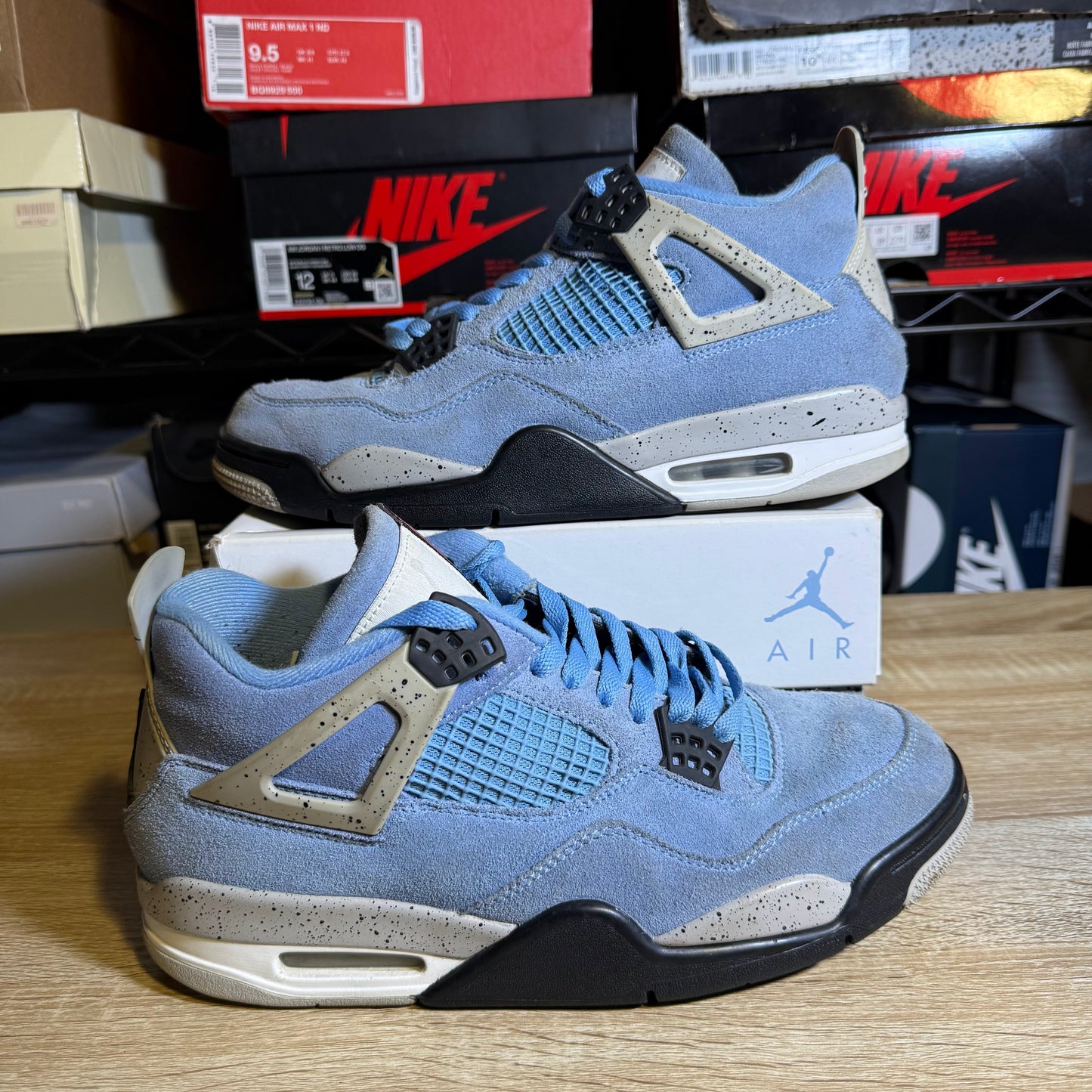 Size 8.5 - AJ 4 Retro Mid University Blue