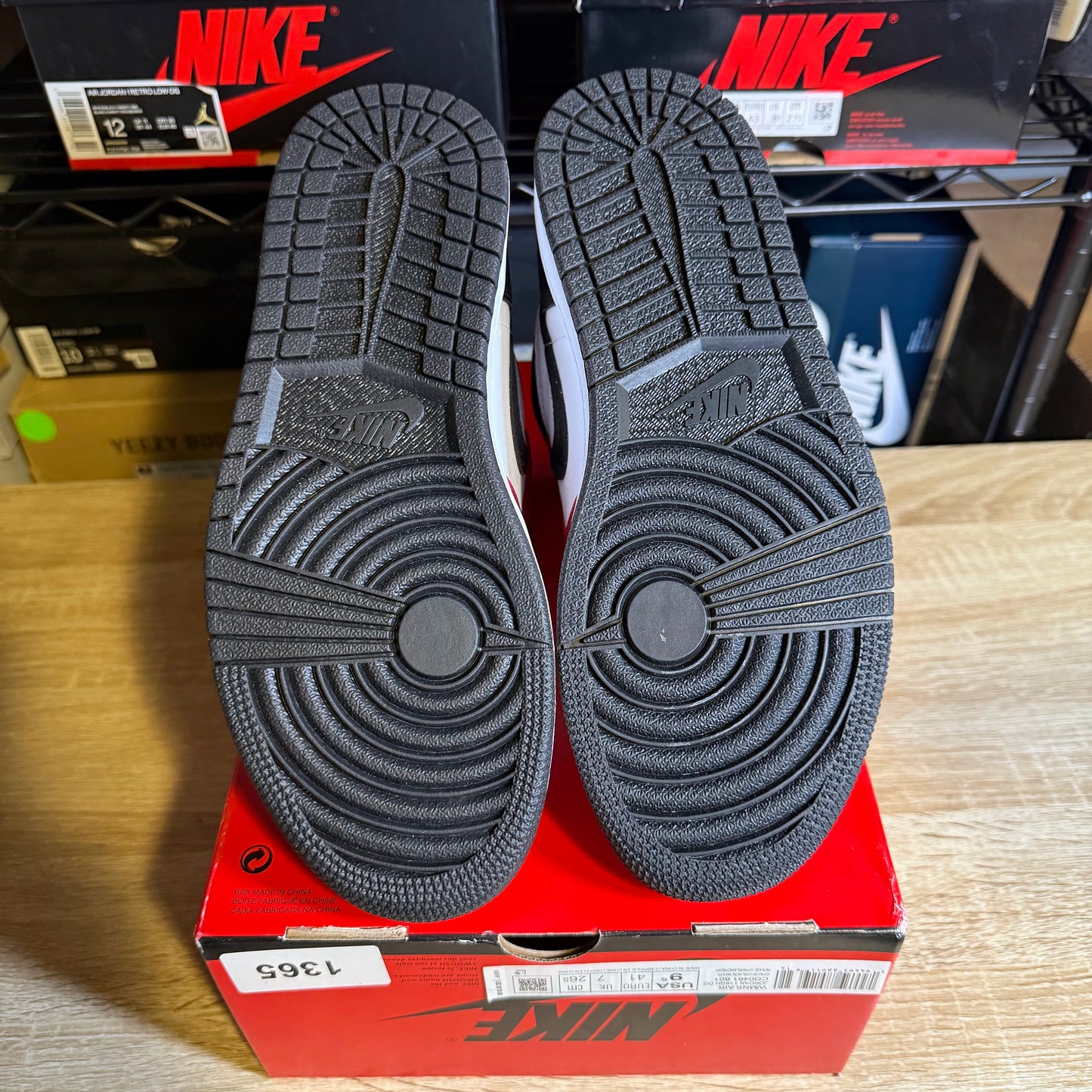 Size 8 M - AJ 1 Retro OG High Satin Red