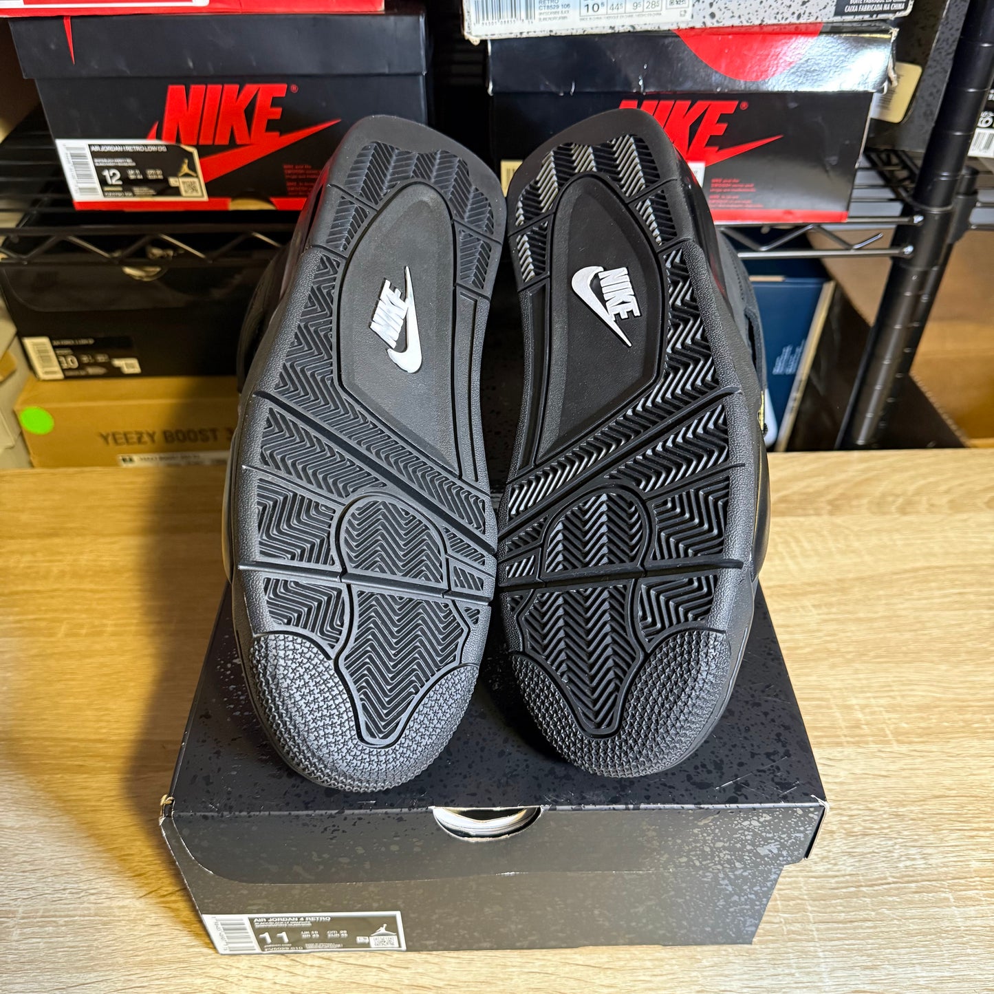 Size 11 - AJ 4 black Cat