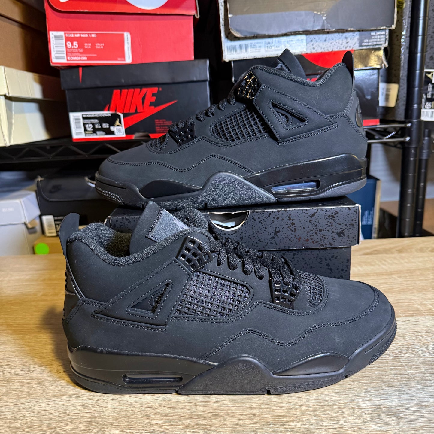 Size 11 - AJ 4 black Cat