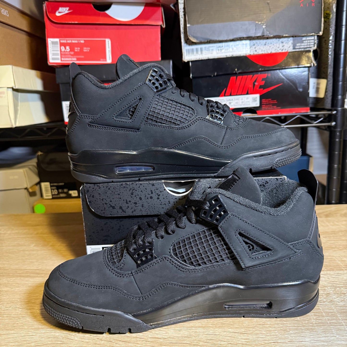 Size 11 - AJ 4 black Cat