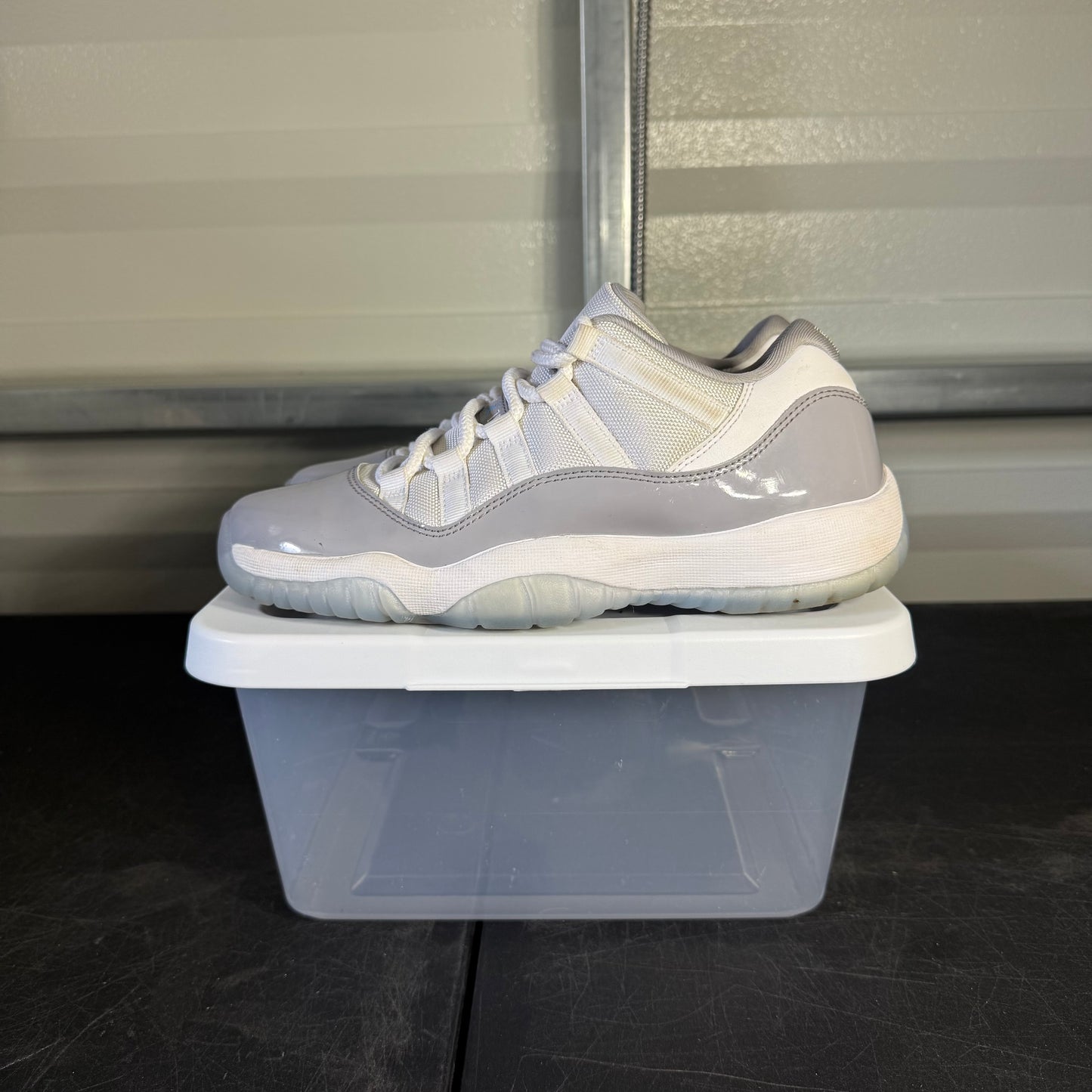 Size 6.5Y - AJ 11 Cement Grey