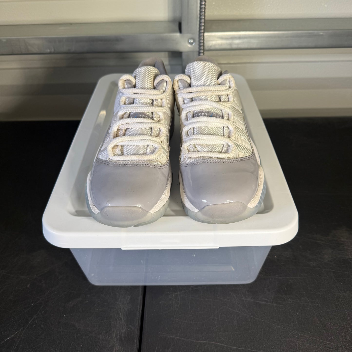Size 6.5Y - AJ 11 Cement Grey