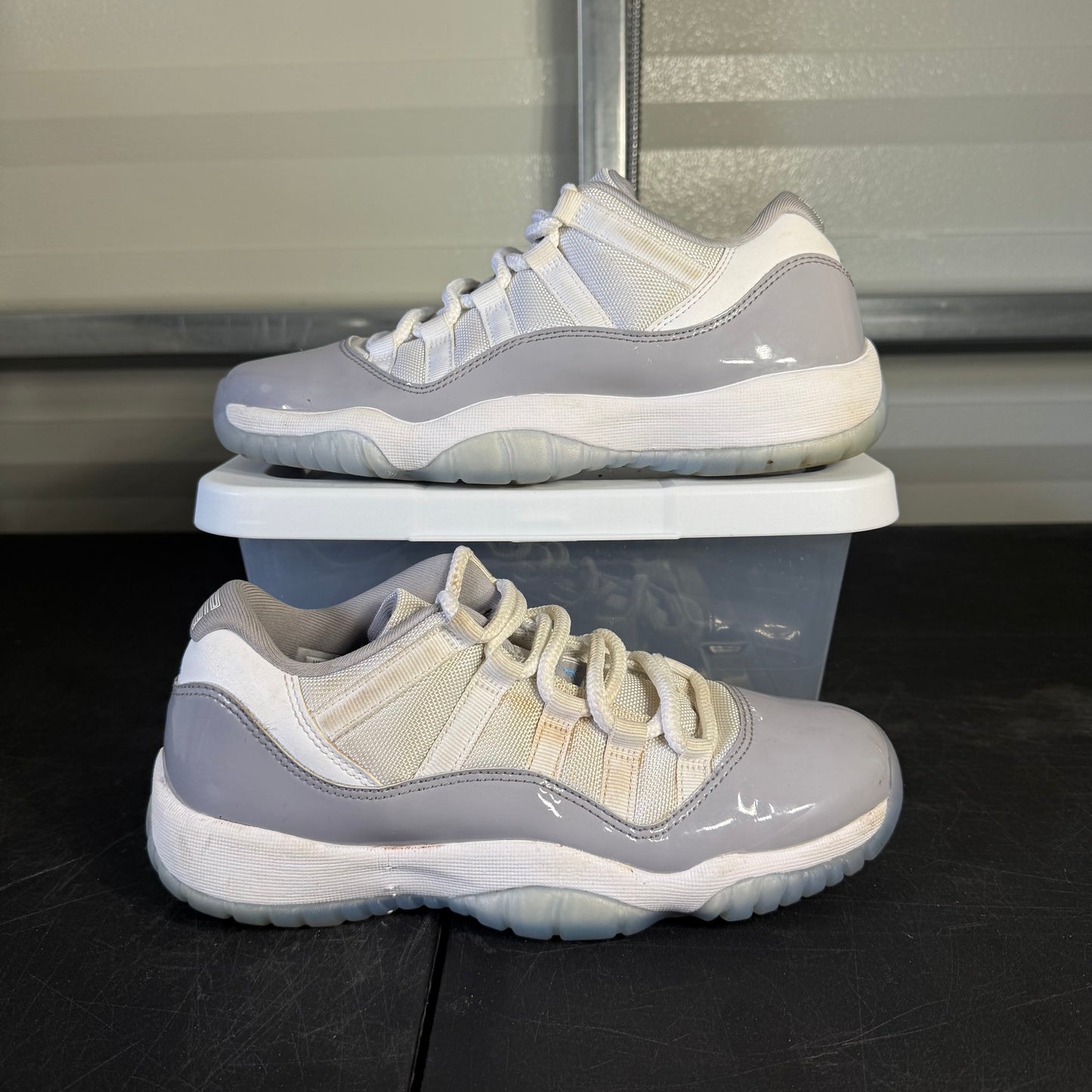 Size 6.5Y - AJ 11 Cement Grey