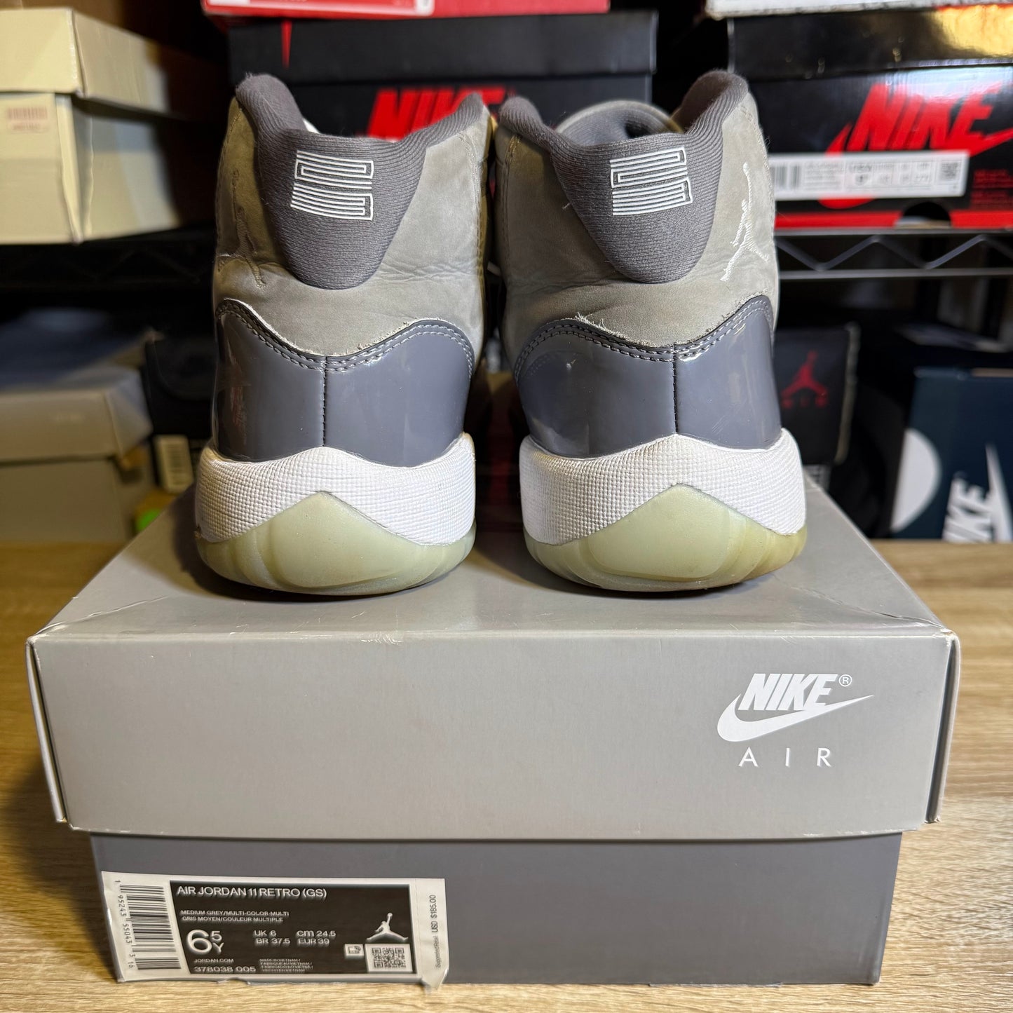 Size 6.5 - AJ 11 Cool Grey