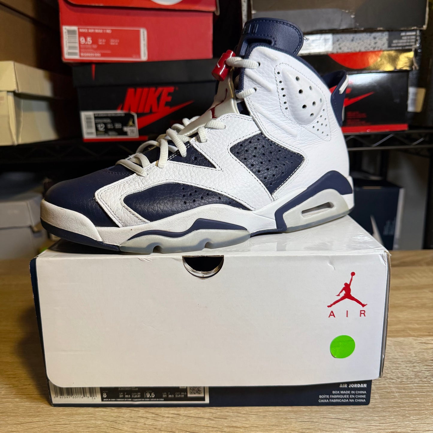 Size 8 - AJ 6 Olympic