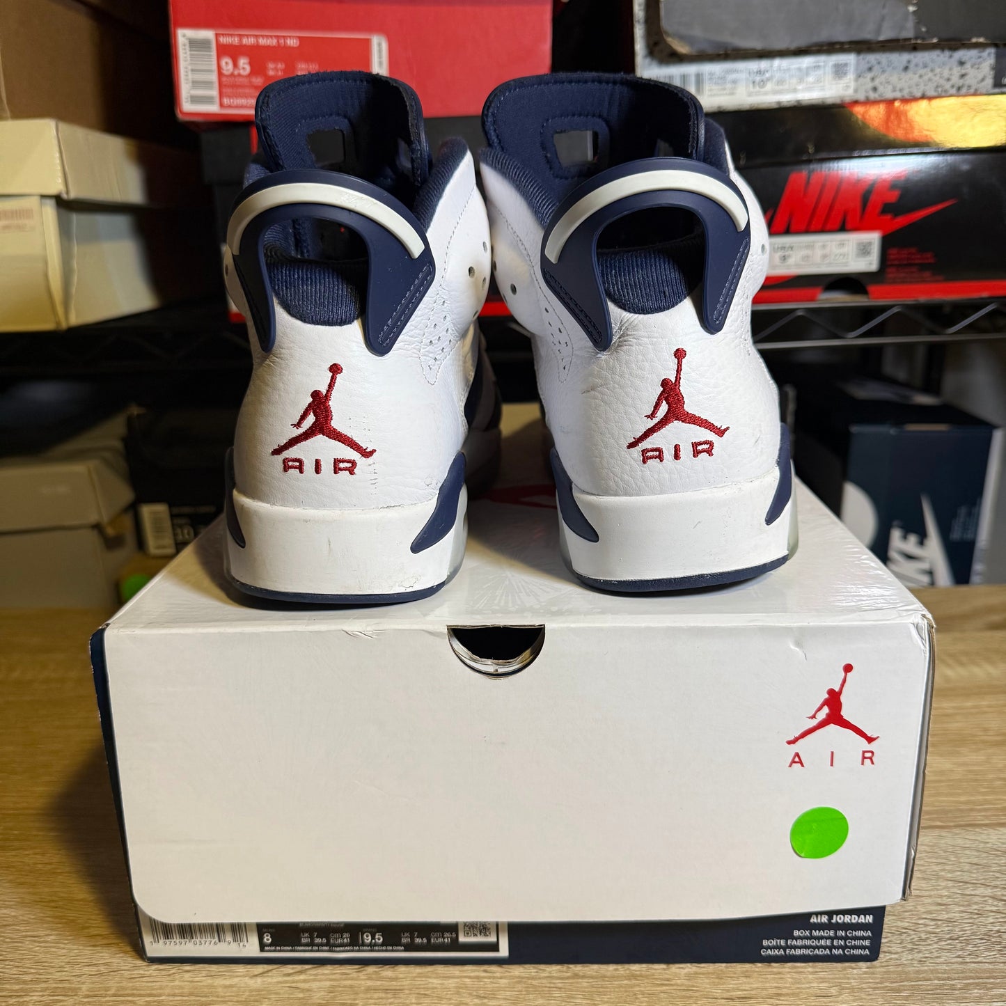 Size 8 - AJ 6 Olympic