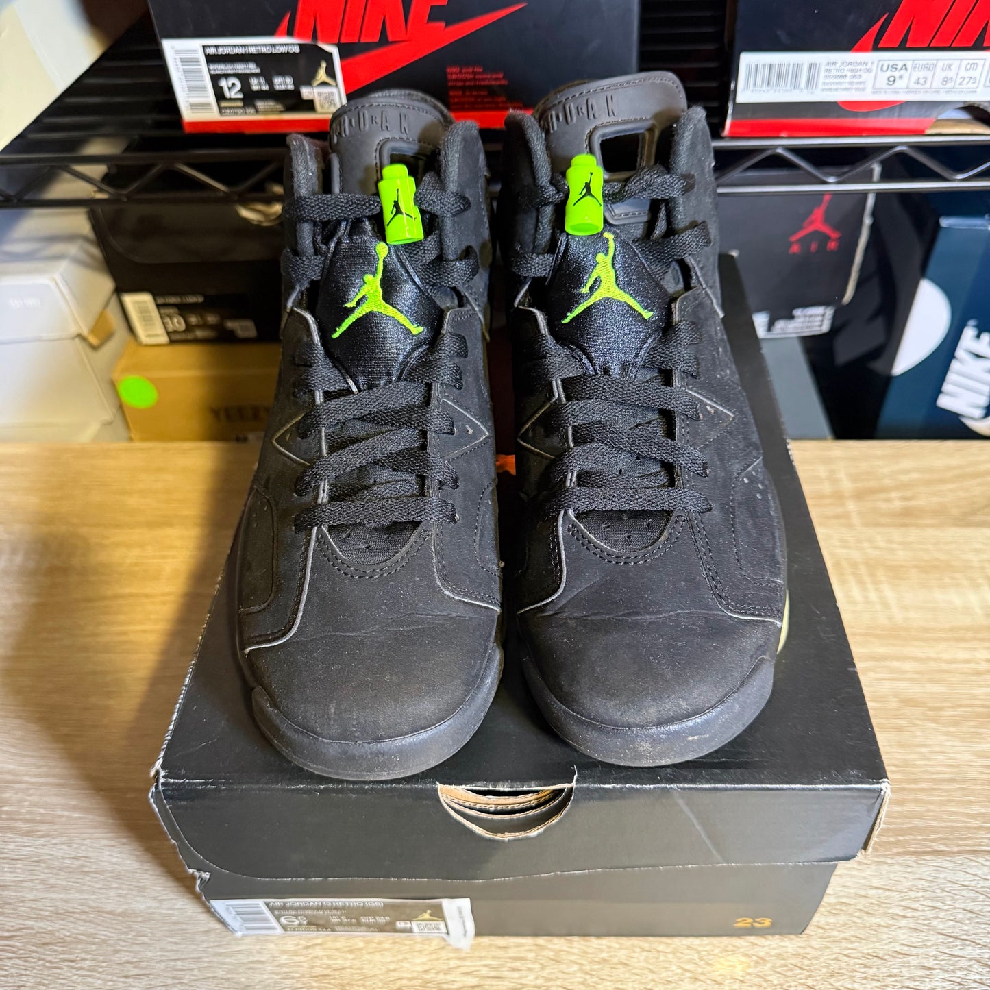 Size 6.5Y - AJ 6 Electric Green
