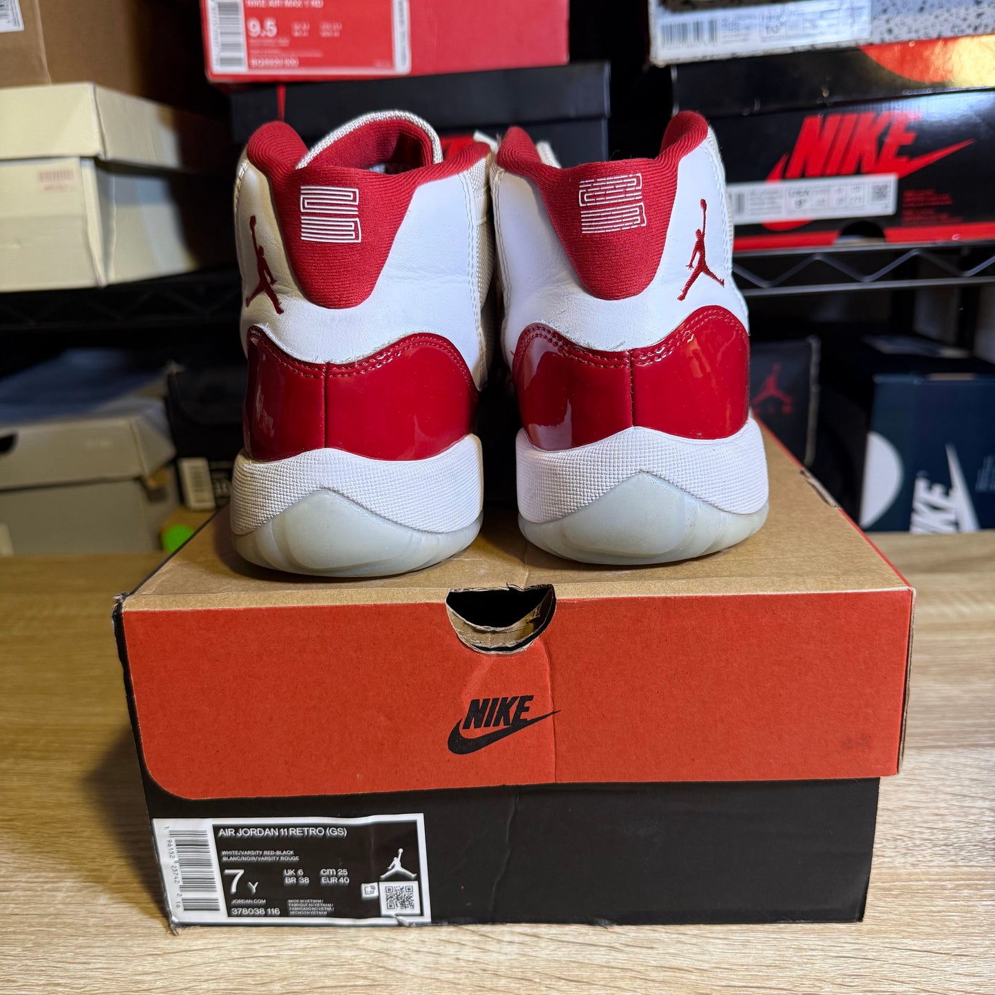 Size 7Y - AJ 11 Cherry