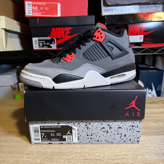 Size 7Y - AJ 4 Infrared