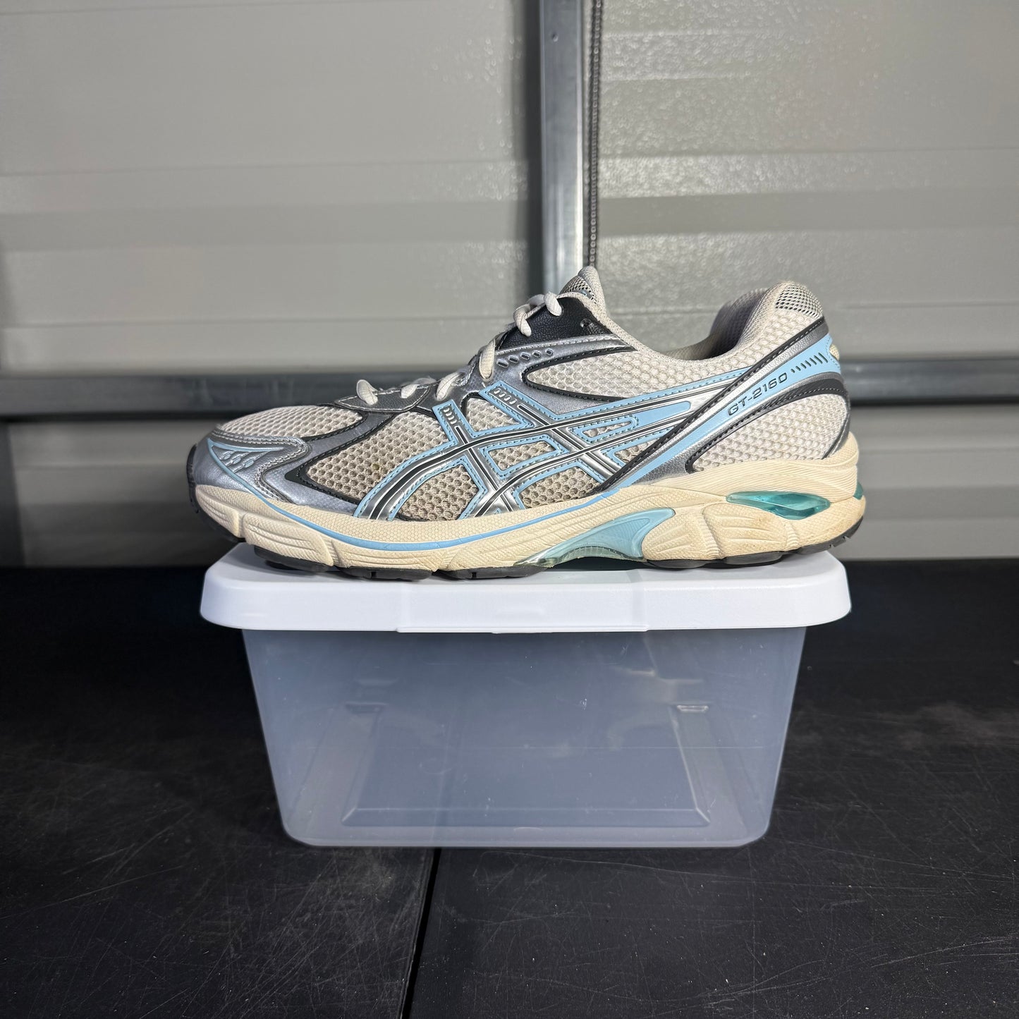 Size 10 - ASIC Bianco Azzurro