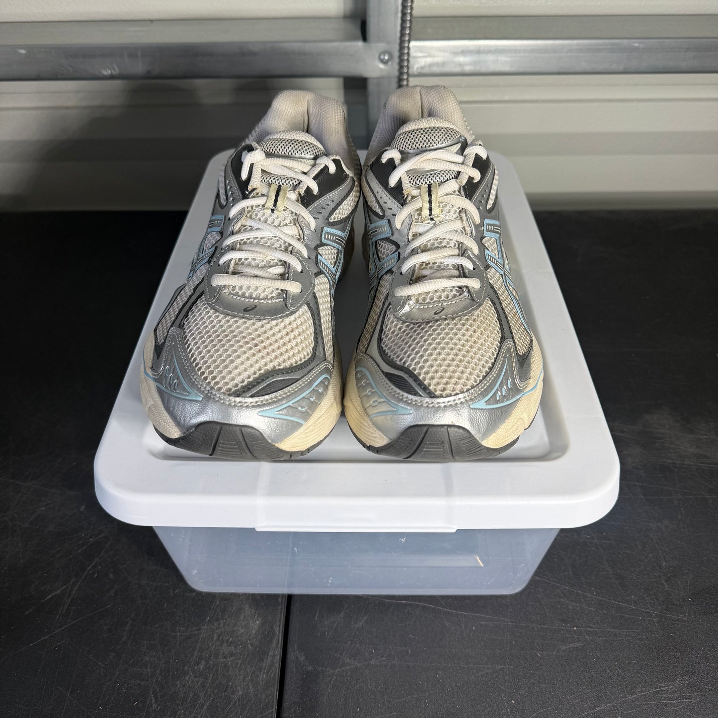 Size 10 - ASIC Bianco Azzurro