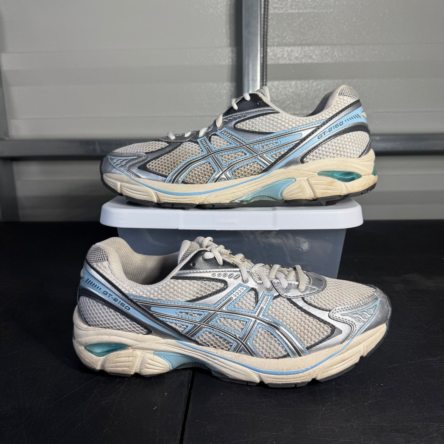 Size 10 - ASIC Bianco Azzurro