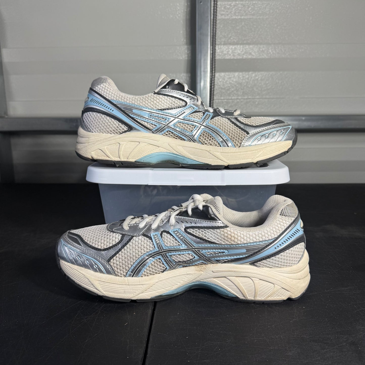 Size 10 - ASIC Bianco Azzurro
