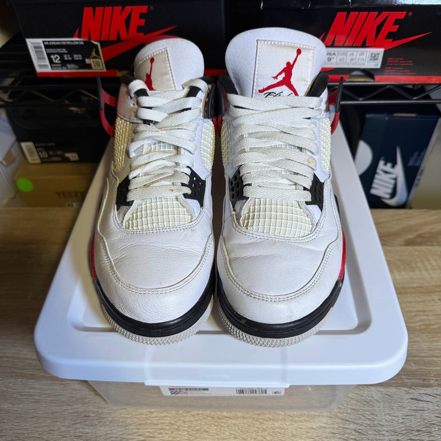 Size 8 - AJ 4 Red Cement