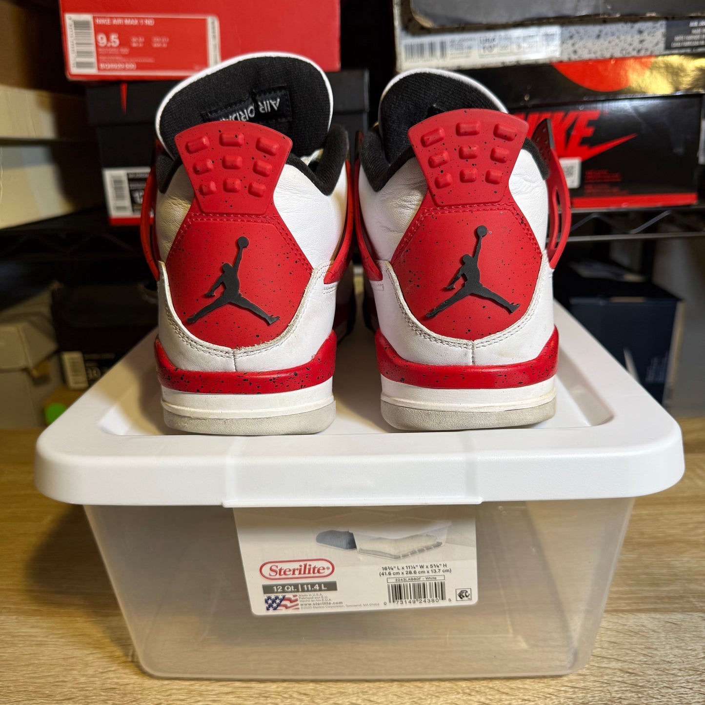 Size 8 - AJ 4 Red Cement