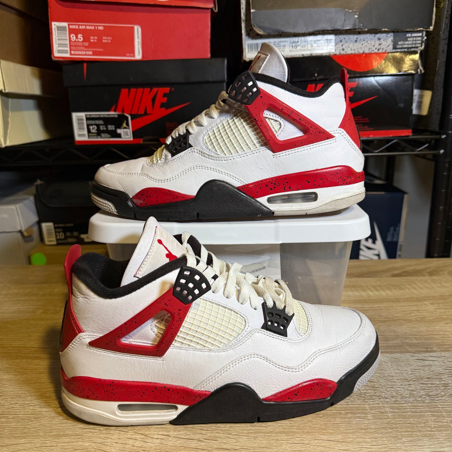Size 8 - AJ 4 Red Cement