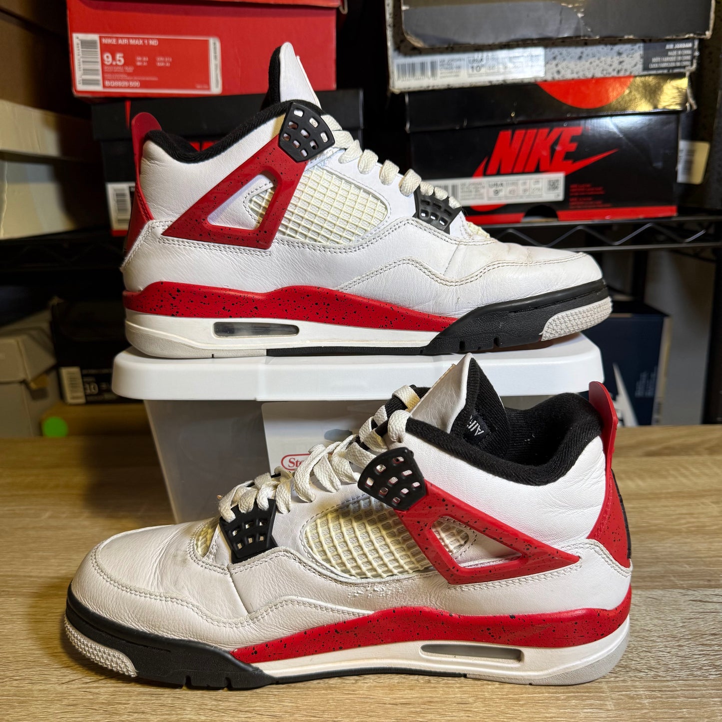 Size 8 - AJ 4 Red Cement