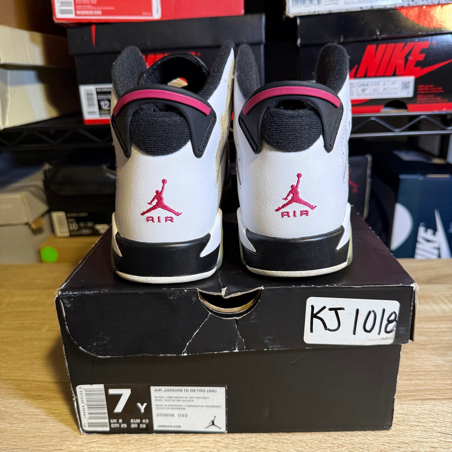 Size 7Y - AJ 6 Grape