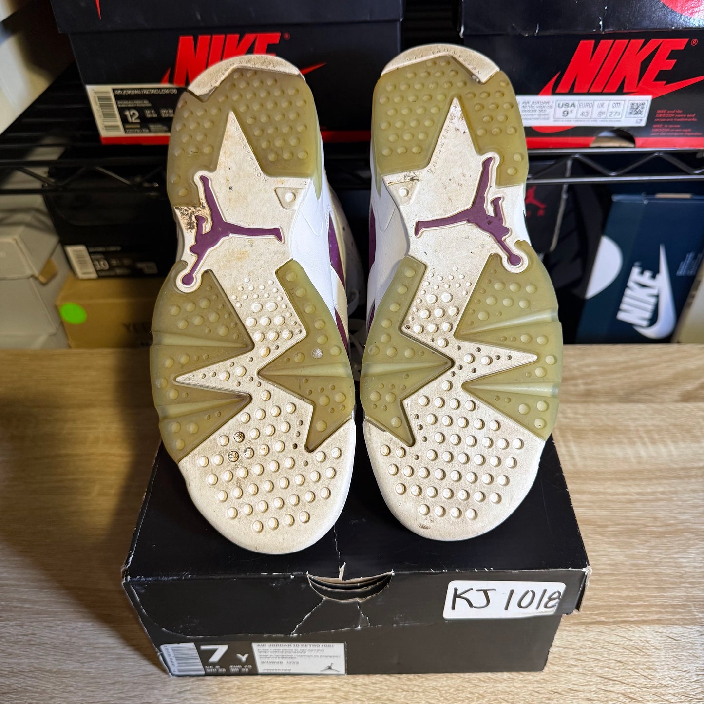 Size 7Y - AJ 6 Grape