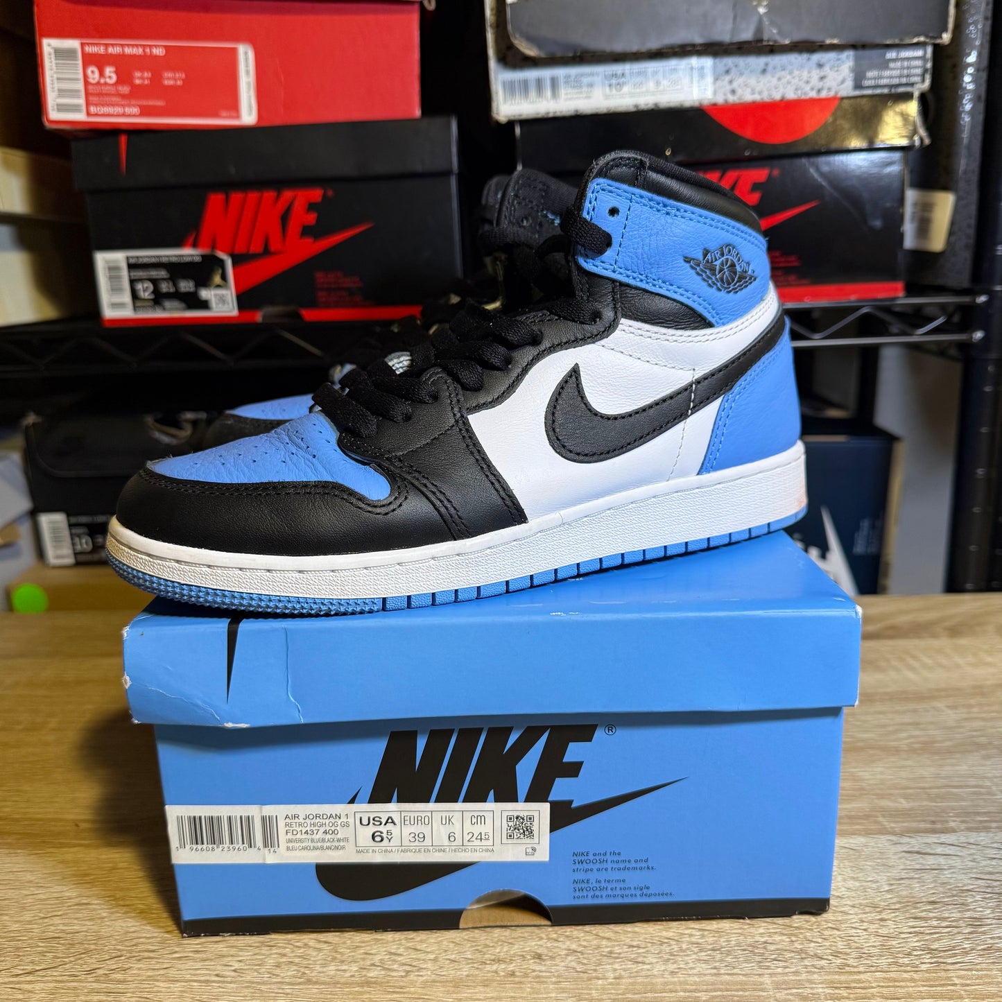 Size 6.5Y - AJ 1 UNC Toe