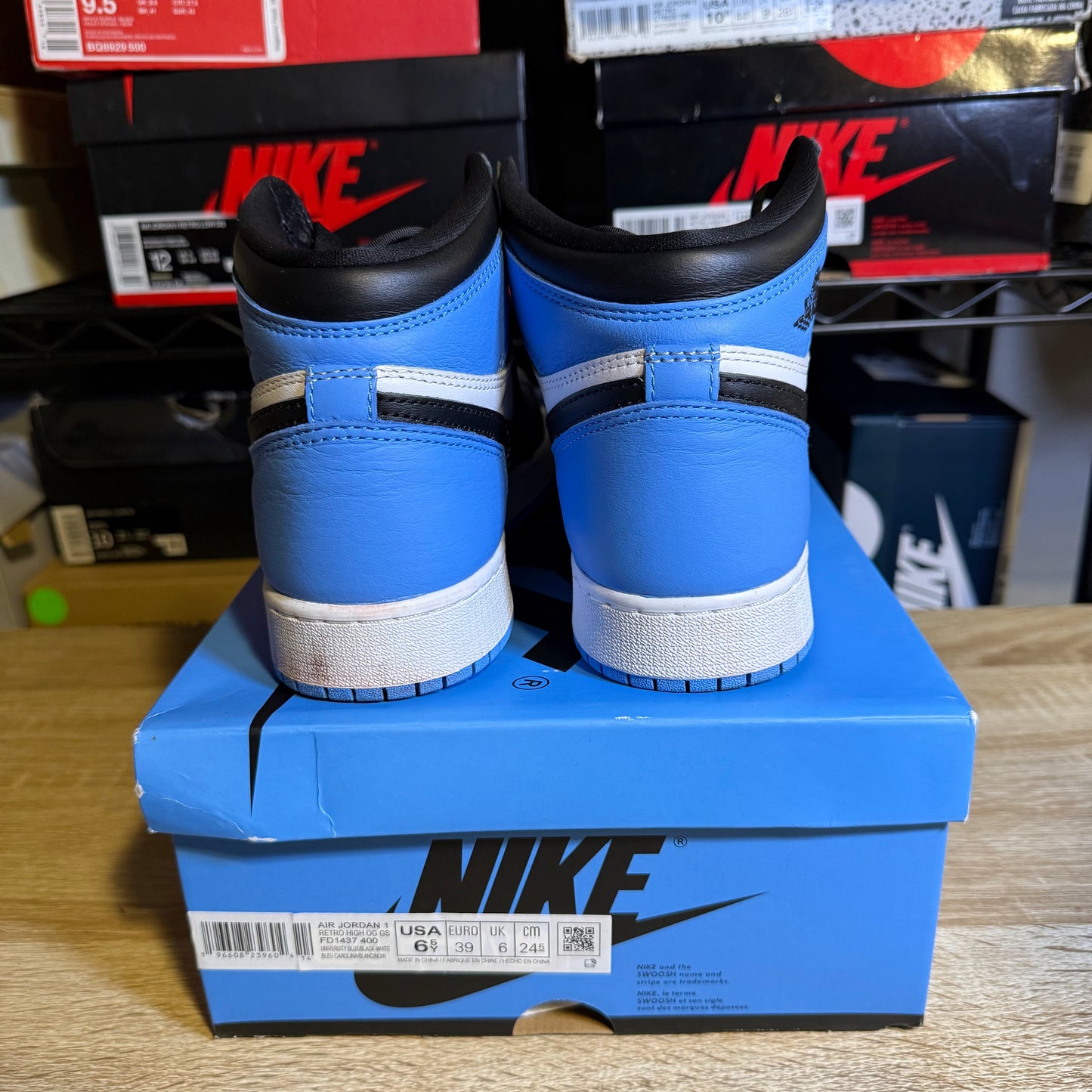 Size 6.5Y - AJ 1 UNC Toe