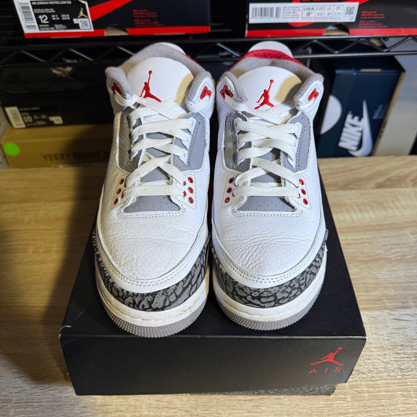 Size 6Y - AJ 3 Fire Red