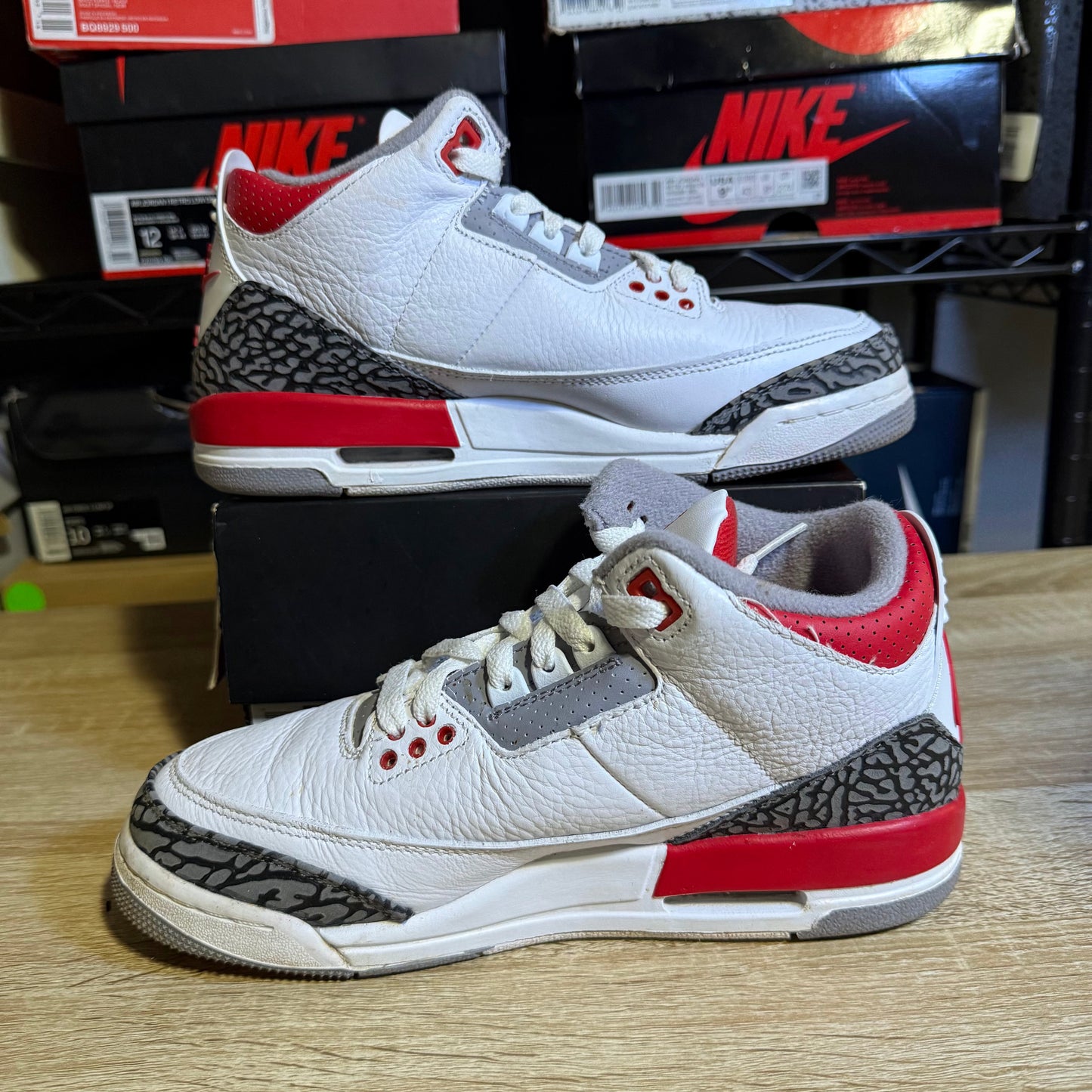 Size 6Y - AJ 3 Fire Red