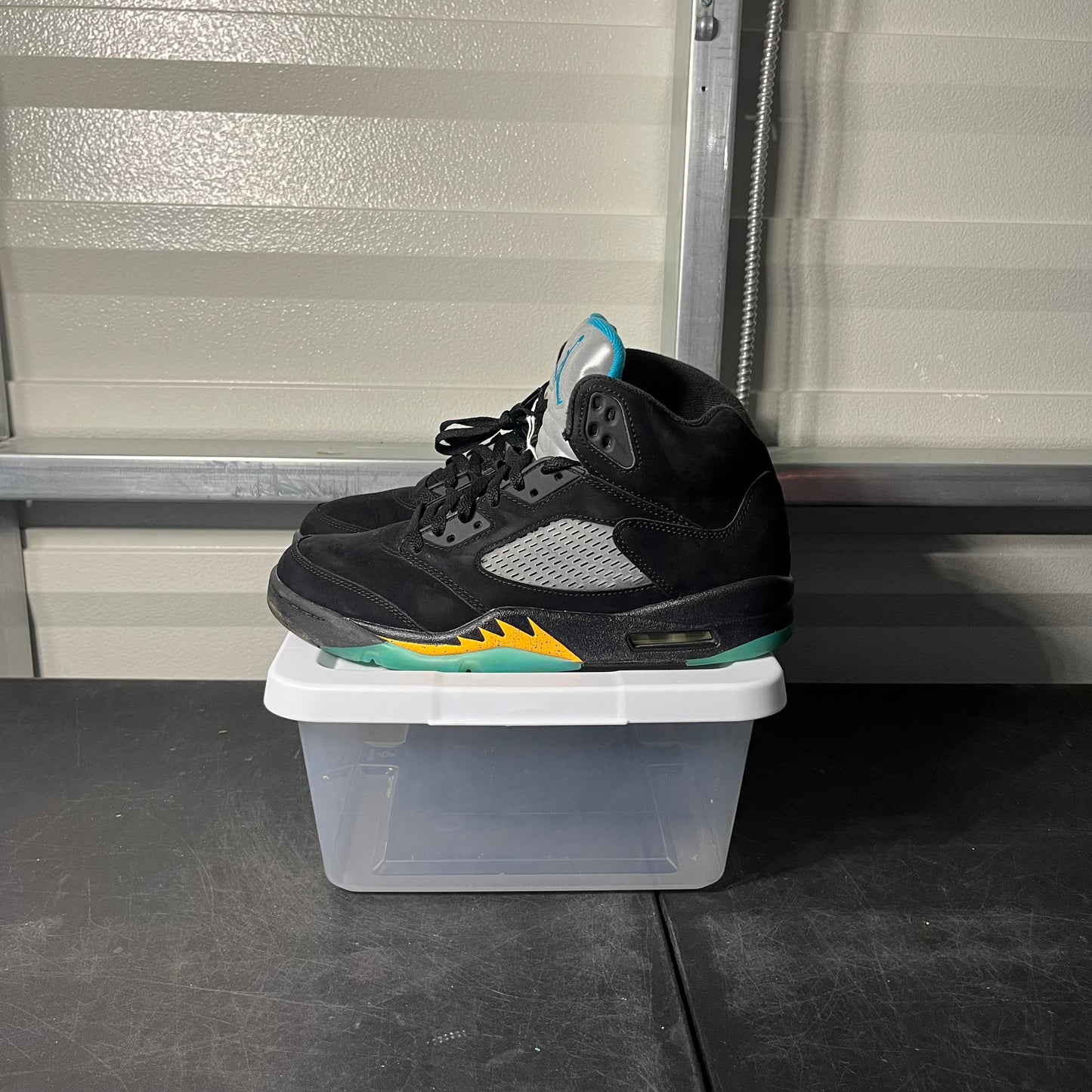 Size 10.5 - AJ 5 Aqua