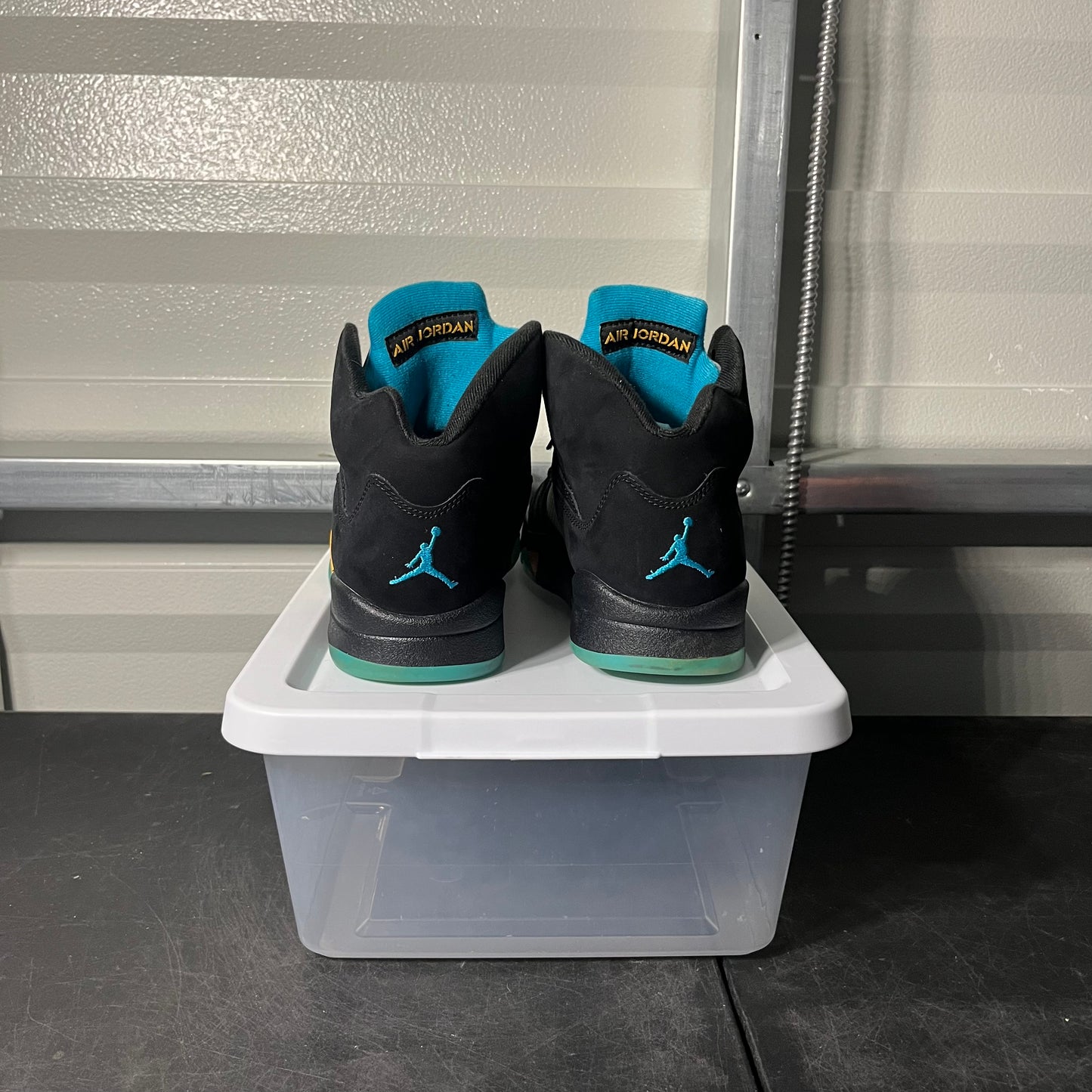 Size 10.5 - AJ 5 Aqua