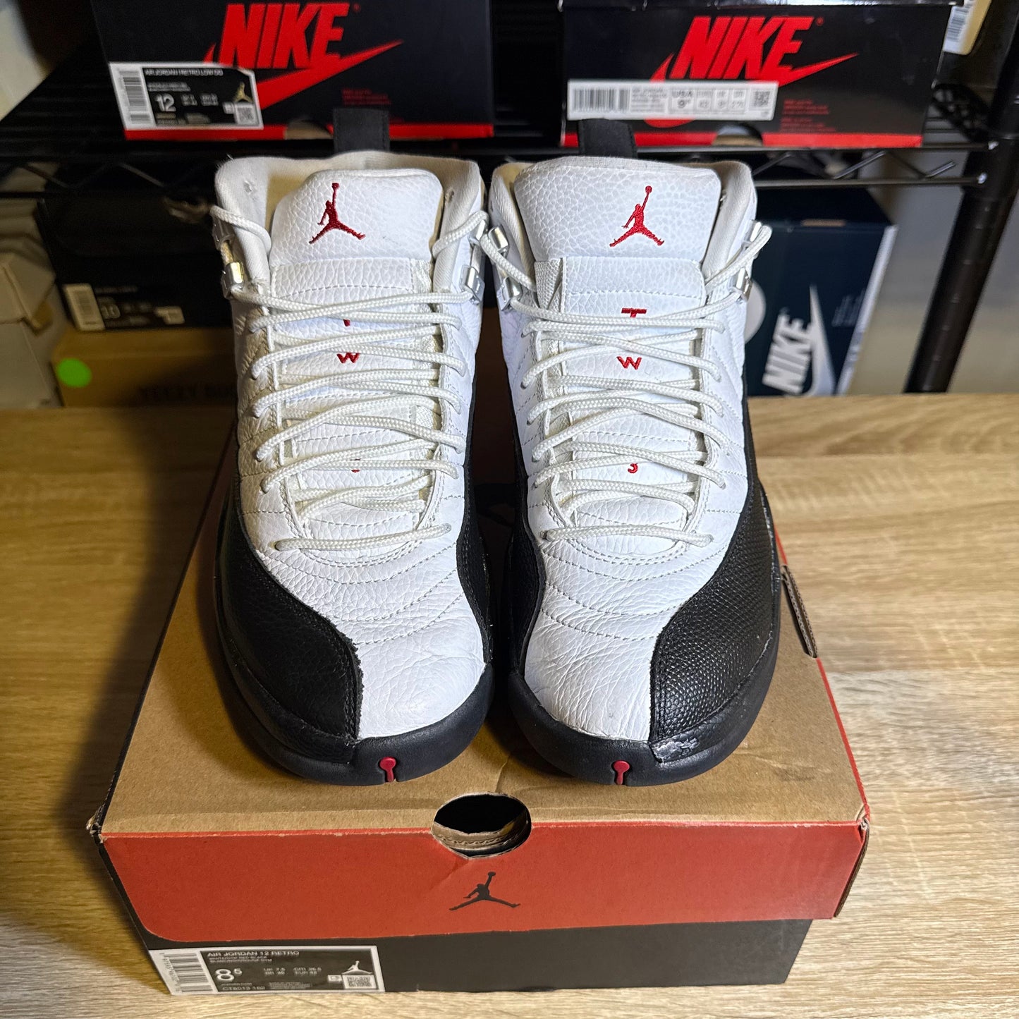 Size 8.5 - AJ 12 Taxi Flip