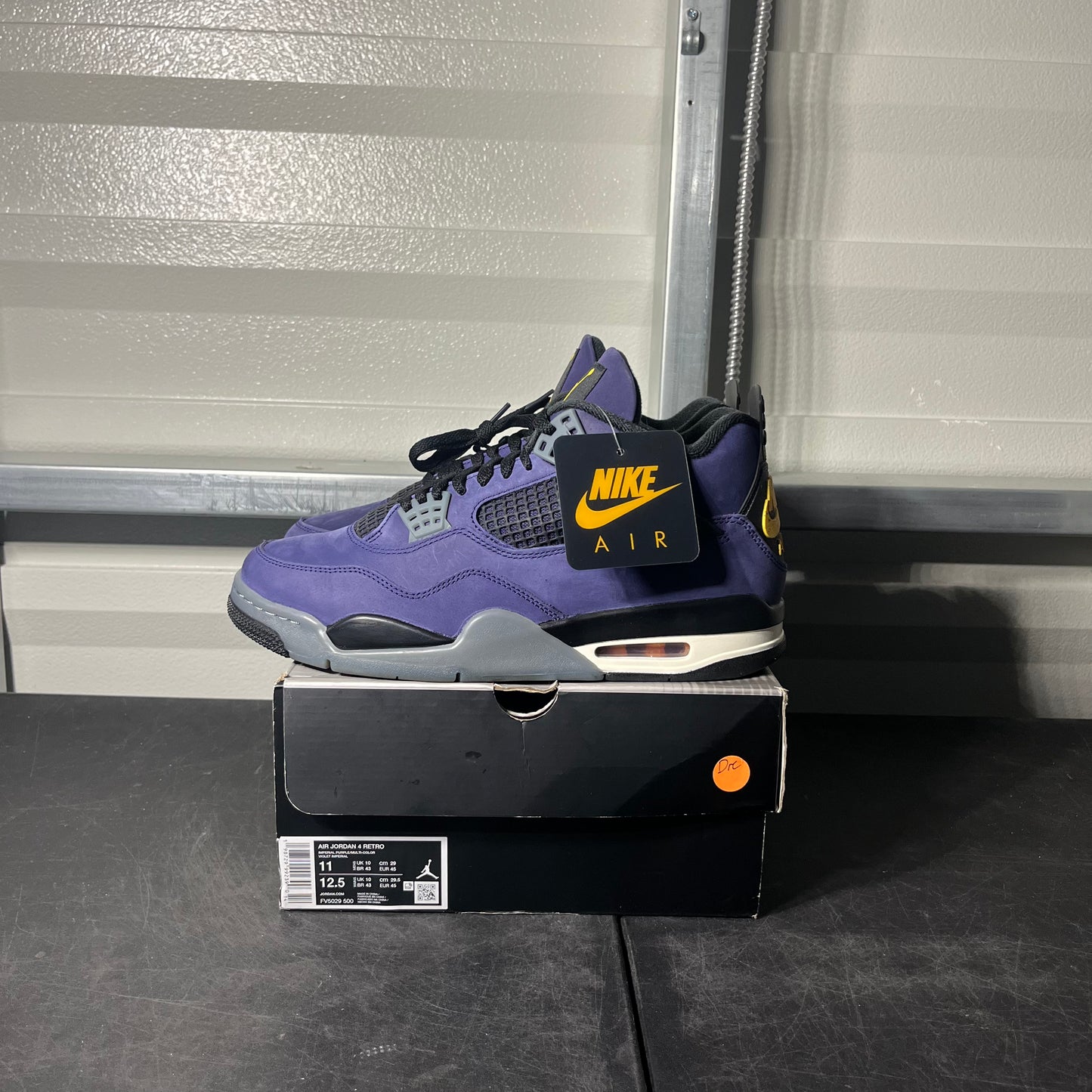 Size 11 - AJ 4 Laker