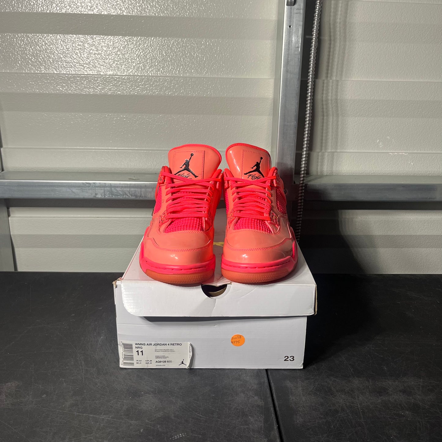 Size 11W - AJ 4 Hot Punch