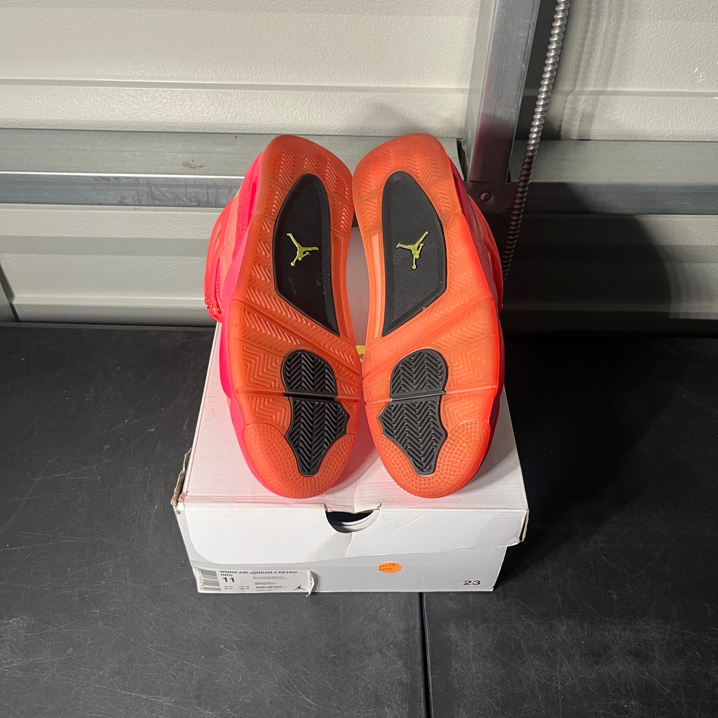 Size 11W - AJ 4 Hot Punch
