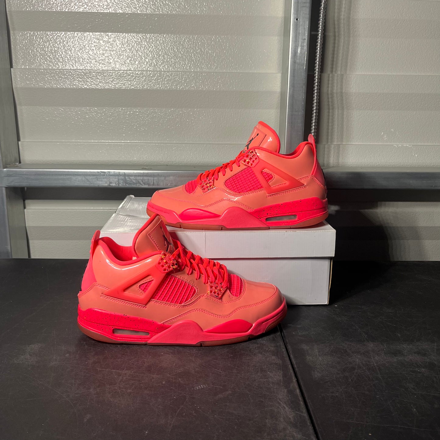 Size 11W - AJ 4 Hot Punch