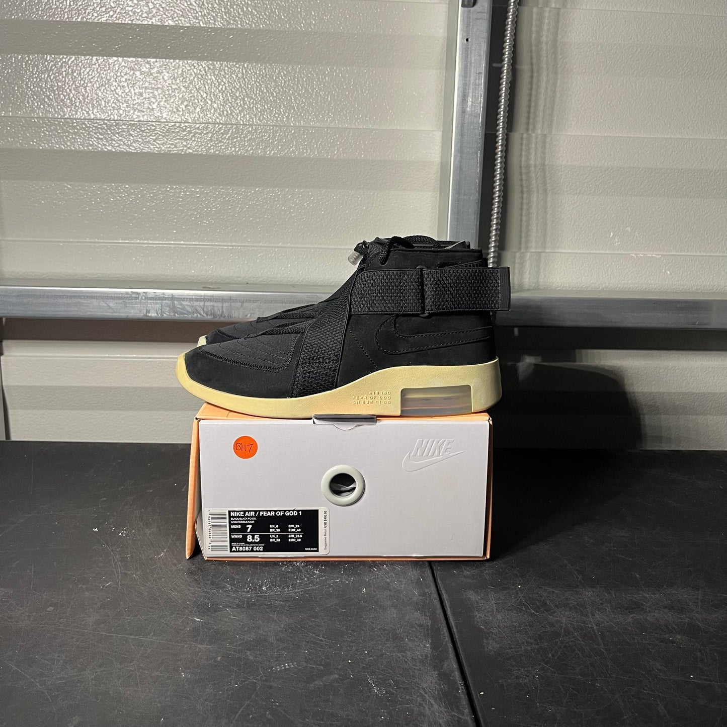 Size 7 - Fear of God Mid Black