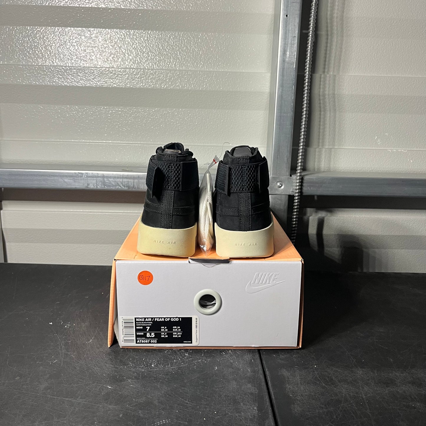 Size 7 - Fear of God Mid Black