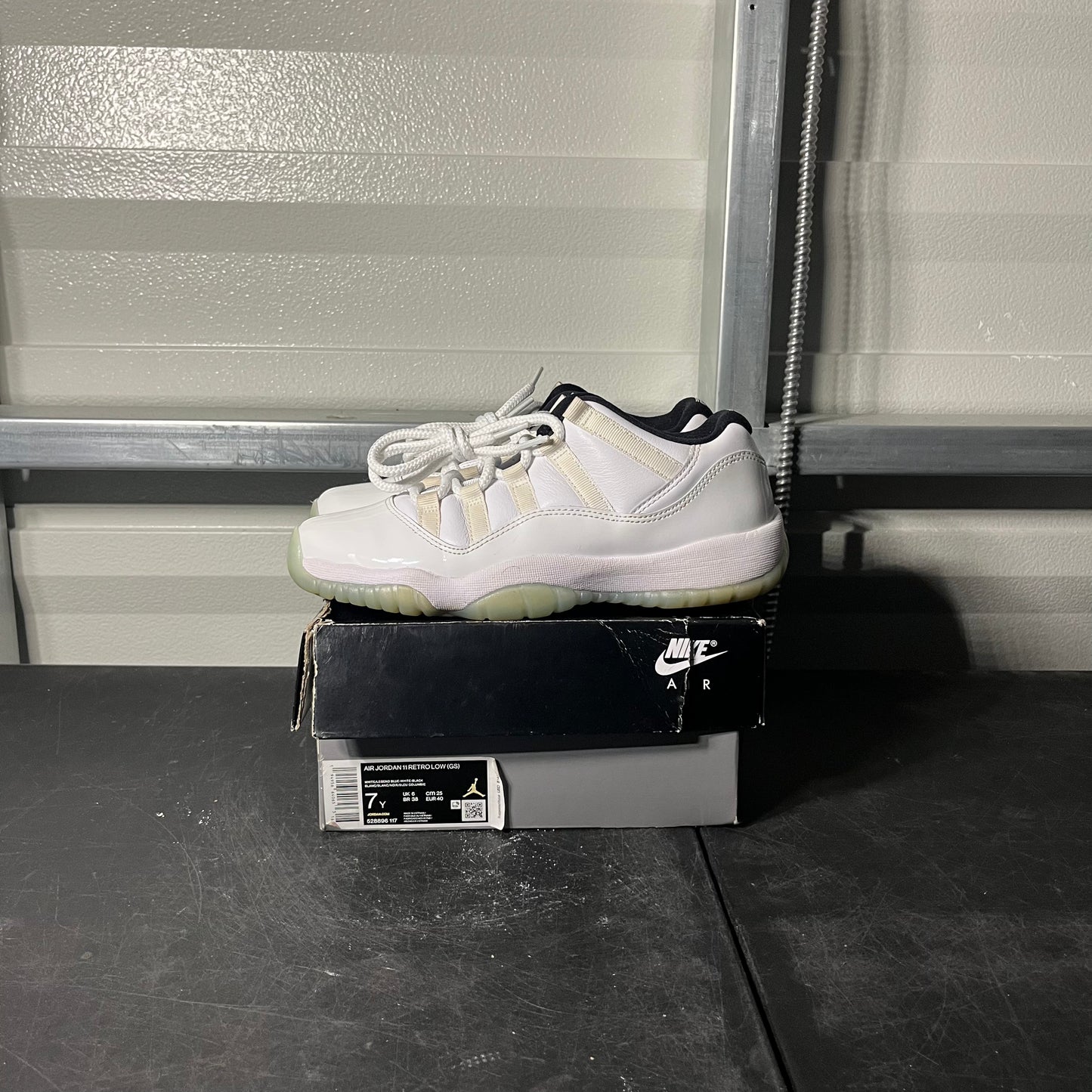 Size 7Y - AJ 11 Low Legend Blue