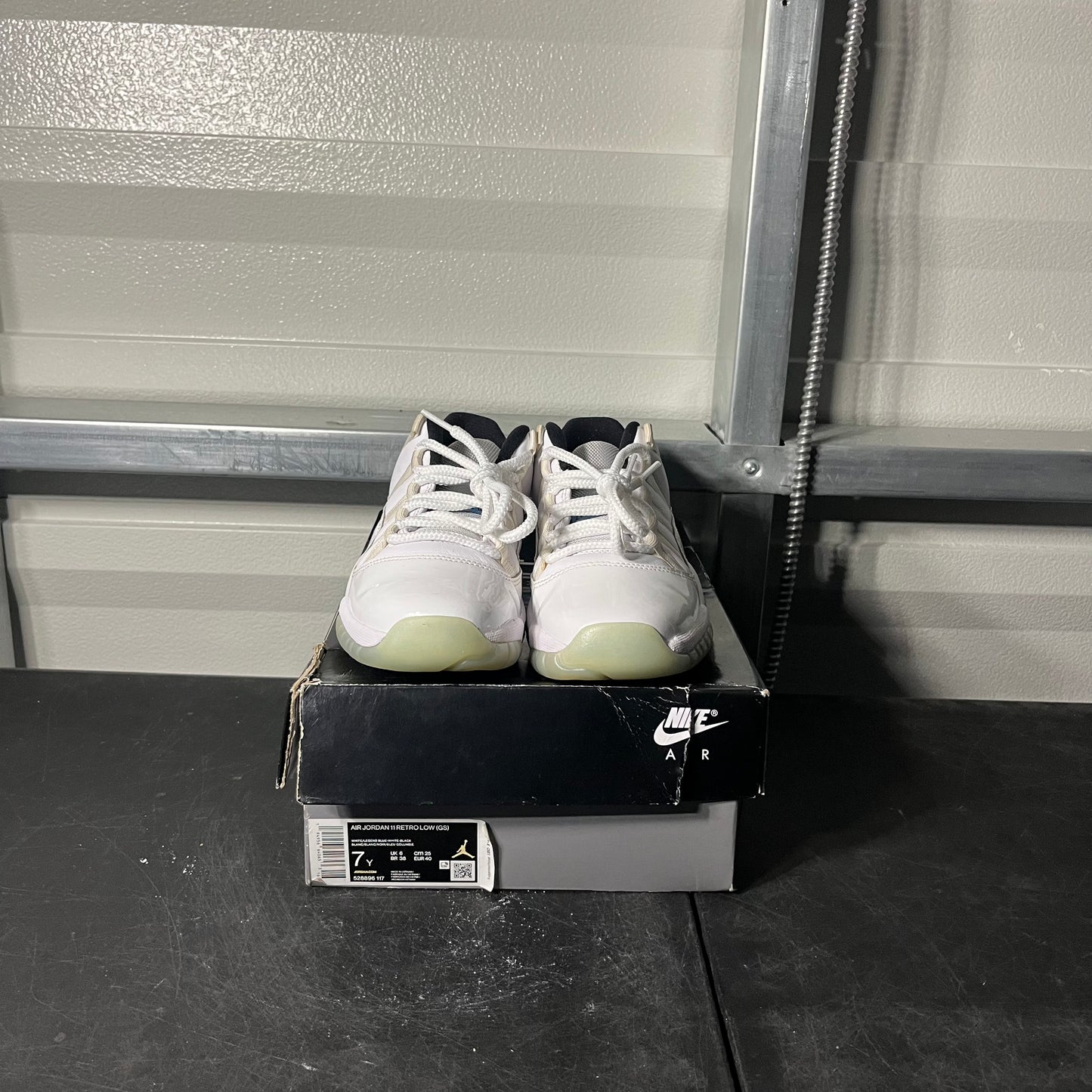 Size 7Y - AJ 11 Low Legend Blue
