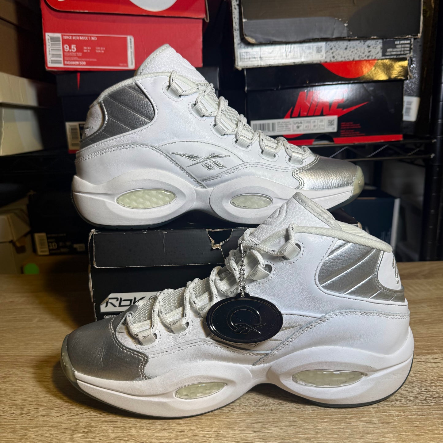 Size 10 - Reebok Question Mid 25th Anniversary