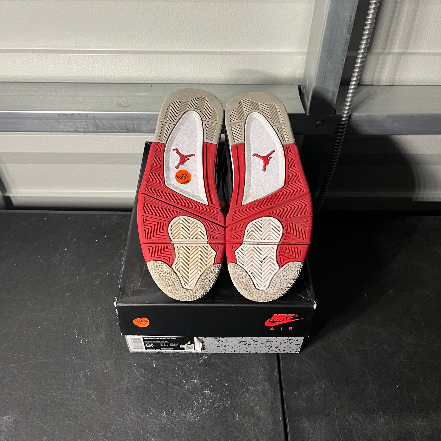 Size 6.5Y - AJ 4 Fire Red