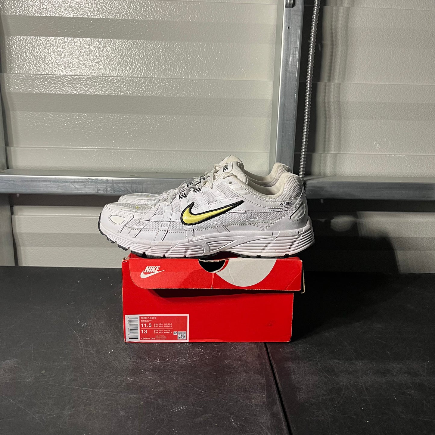 Size 11.5 - P-6000 White Yellow