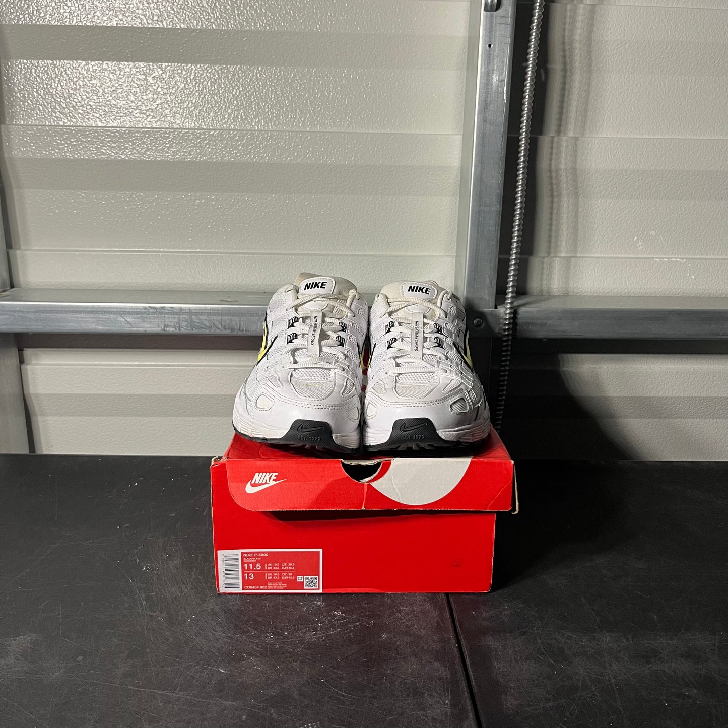 Size 11.5 - P-6000 White Yellow
