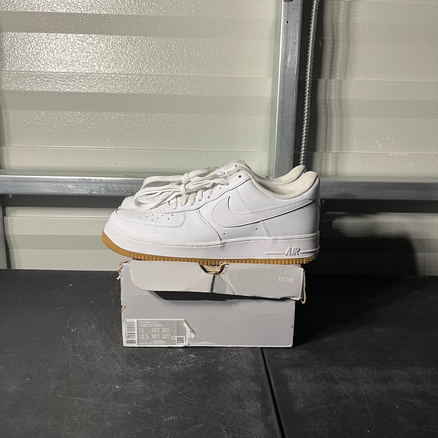Size 11 - AF 1 White Gum
