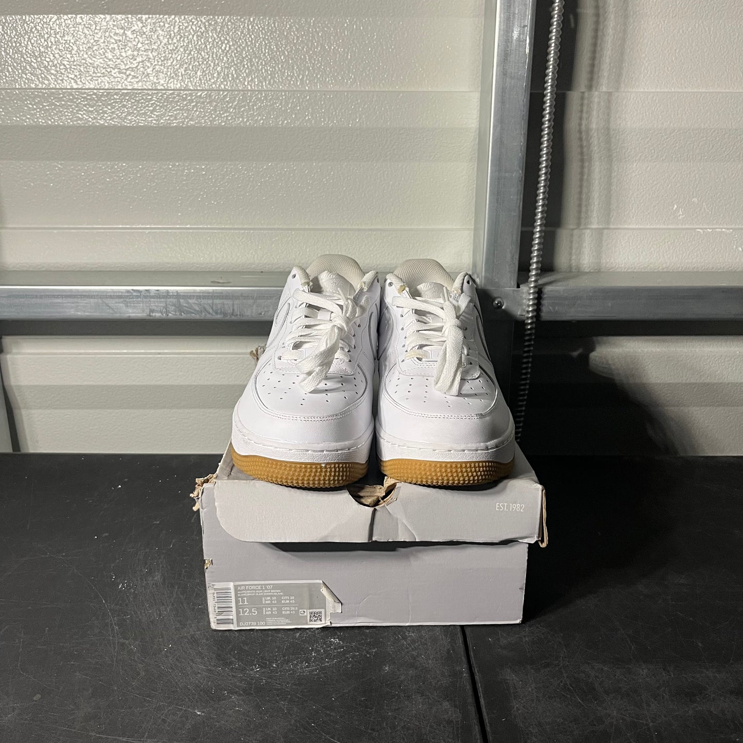Size 11 - AF 1 White Gum