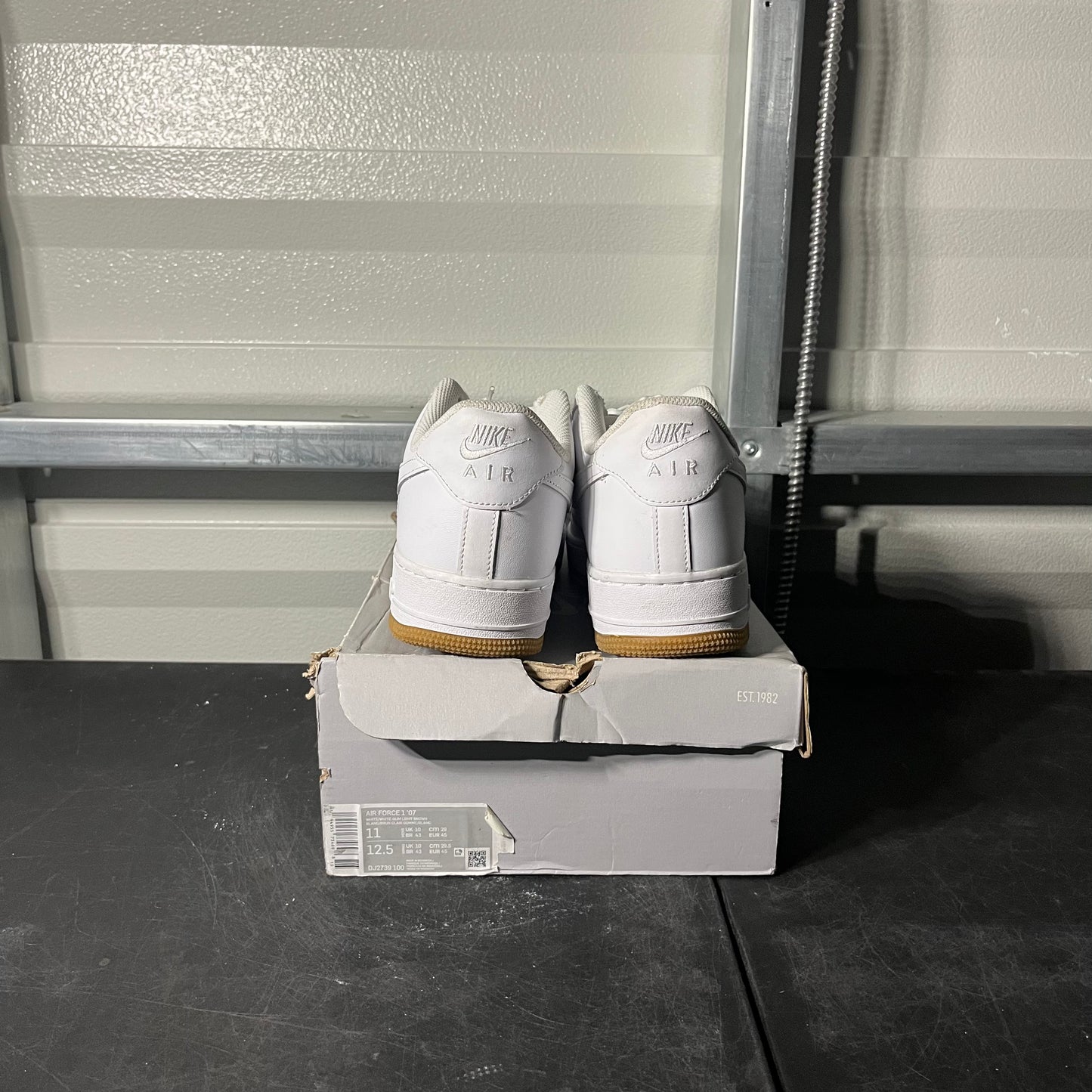 Size 11 - AF 1 White Gum