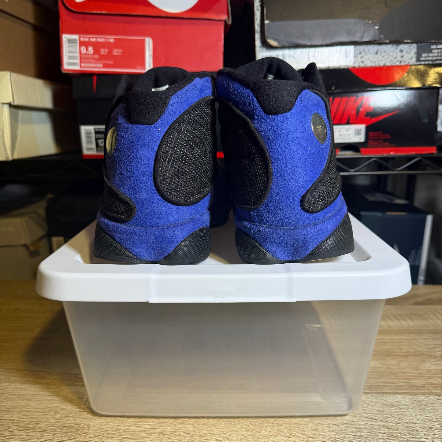 Size 10 - AJ 13 Black Hyper Royal