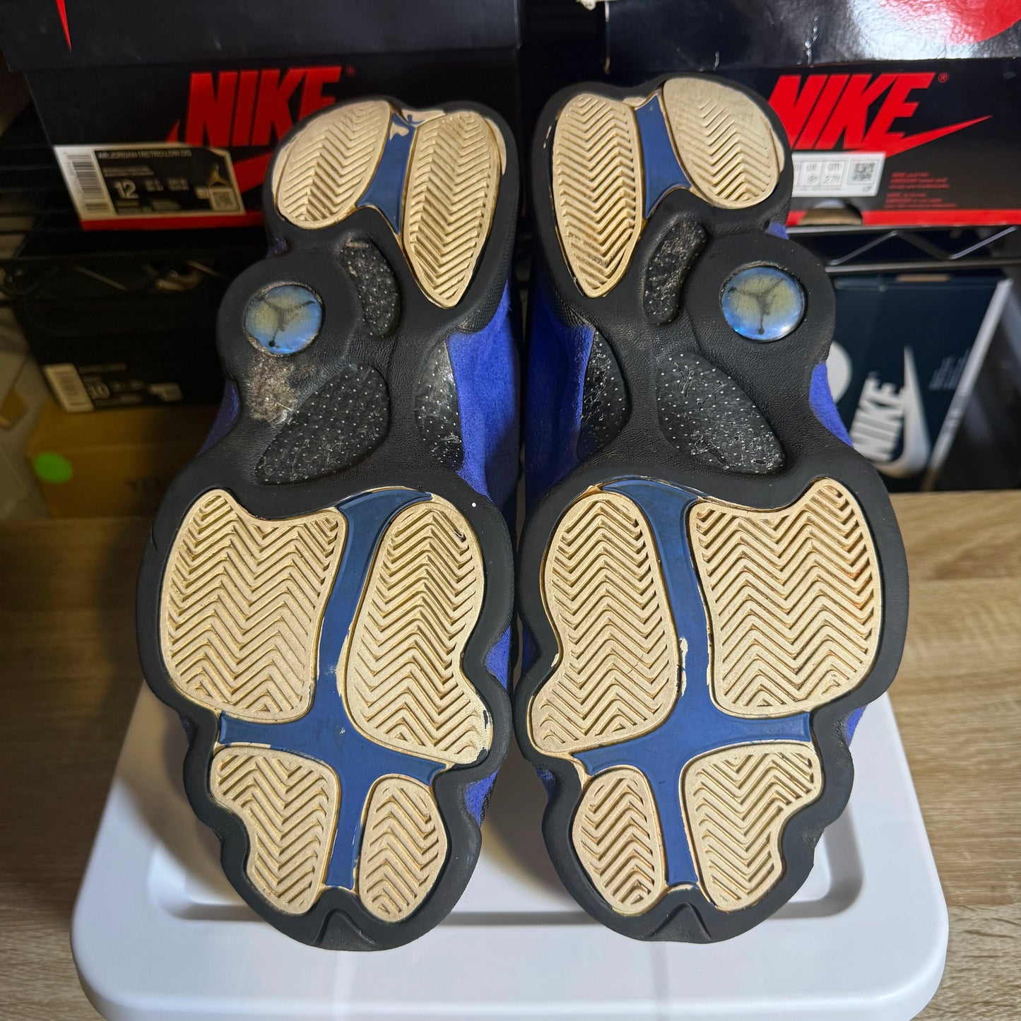 Size 10 - AJ 13 Black Hyper Royal